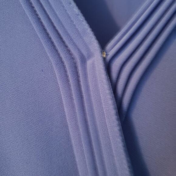 Decker Women's Royal Blue Sheer V-Neck Romper Small - Picture 5 of 8